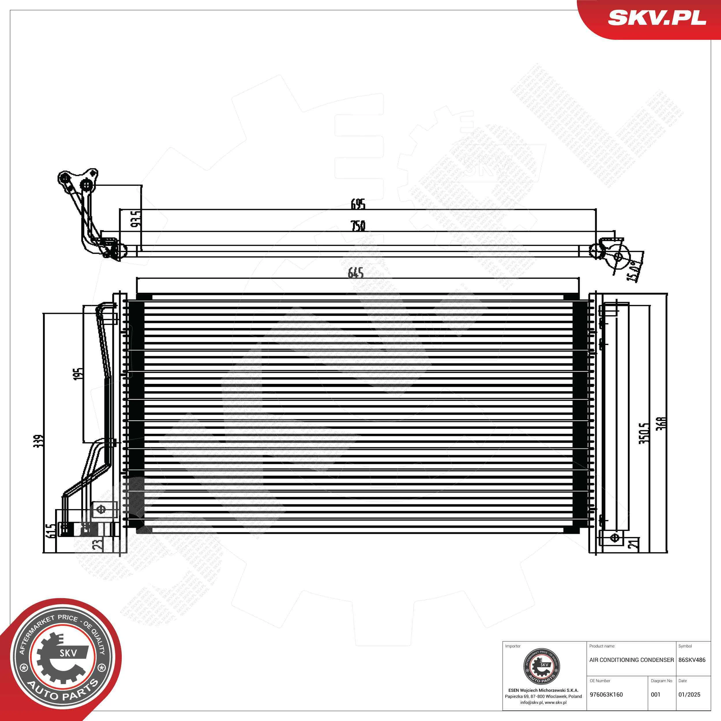 Condenser, air conditioning